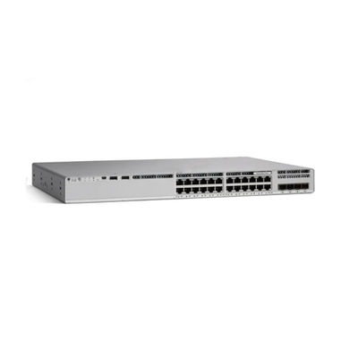 Commutador de enlace ascendente PoE 4x1G de 24 puertos de la serie C9200L-24P-4G-E 9200 con LACP y estado de stock