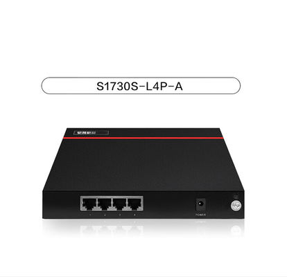 4 puertos PoE Ethernet Switch S1730S-L4P-A para comunicación doble completa y mitad doble