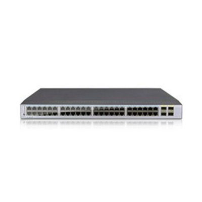 Conmutador GE RJ45 de 48 puertos, 4 puertos 10G SFP y 2 puertos 40G QSFP con 2*FAN y entrada del lado del puerto
