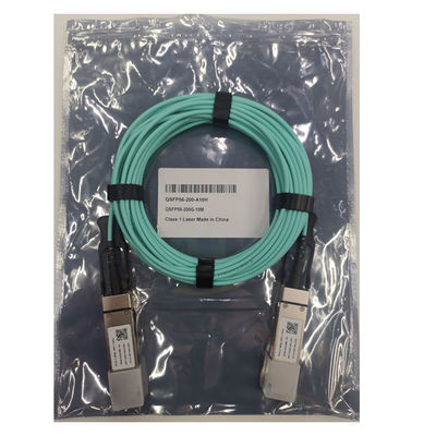 Cable de fibra activa de 200 Gbps para compatibilidad Mellanox MFS1S00-H010E MFS1S00-H015E