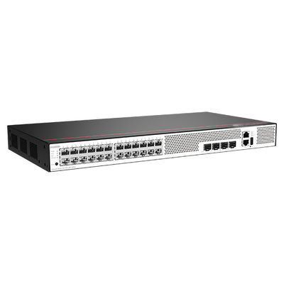 24 puertos GE SFP Switch S5735-L24T4S-A1 con capacidad de conmutación de 56Gbps/336Gbps y larga