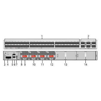 Stock 48 puertos conmutador de Gigabit S6730-H48X6C 1U Chasis de altura de red conmutador óptico