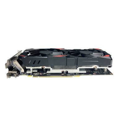 PCI E 3.0x16 Bus de tarjetas AMD RX580 Tarjeta gráfica de 4 GB para escritorio de estación de trabajo