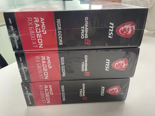 GDDR6 Tarjeta de GPU de 256 bits RX 6800 XT 2NS Tarjeta de vídeo para juegos