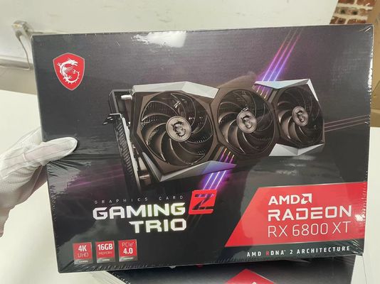 GDDR6 Tarjeta de GPU de 256 bits RX 6800 XT 2NS Tarjeta de vídeo para juegos