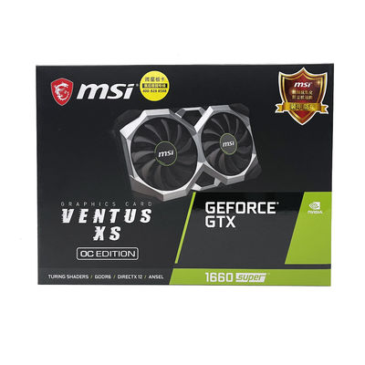 AMD Chipset MSI 1660 Tarjeta de Super GPU 6GB Tarjetas gráficas de video 192 bits