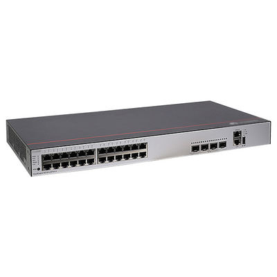 Apoyo VLAN CloudEngine S5735-L24P4X-A 24 puertos Gigabit 4 10G Optical POE Network Managed Switch