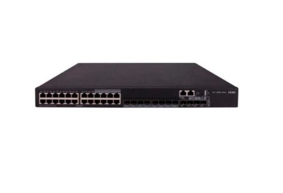 Tasa de transmisión 10/100/1000Mbps H3C LS-S5130S-28S-HPWR-EI Red de fibra Poe Switch